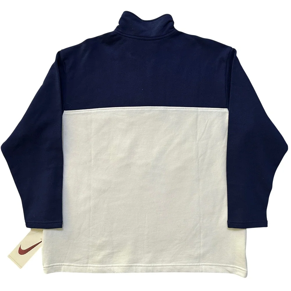 NWT VTG Nike Court 1/4‎ Zip Pullover Sweatshirt Womens M Colorblock Tennice Y2K
